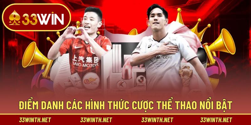 Tổng hợp những kiểu cược thể thao chính